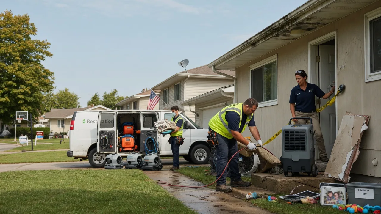 Water Damage Restoration in Tiro, OH near me